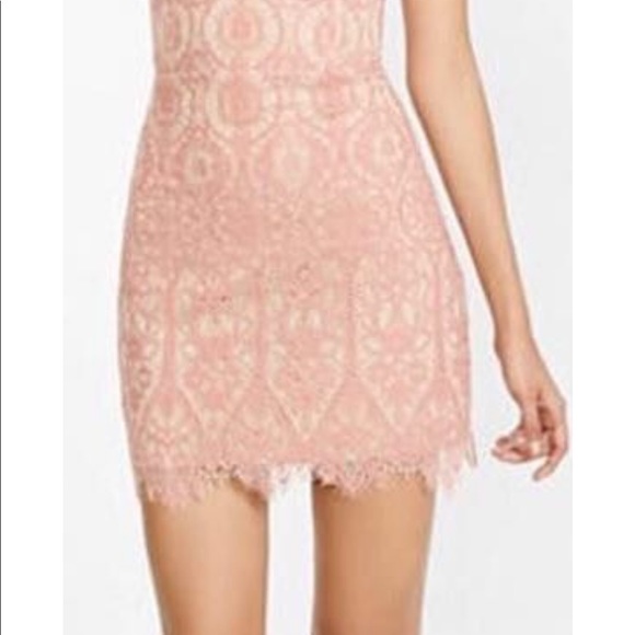 Express mini lace dress (SOLD) - Picture 6 of 6